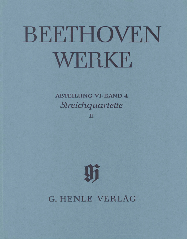 Ludwig van Beethoven: String Quartets op. 59  74  95  Volume II: String Quartet: