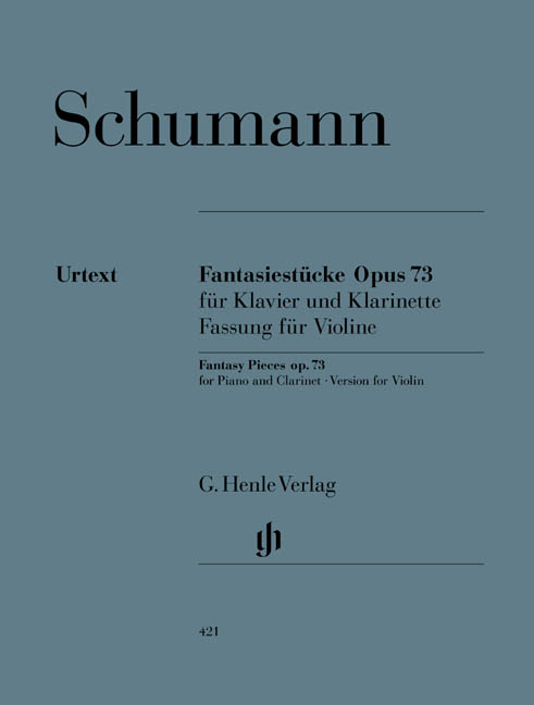 Robert Schumann: Fantasy Pieces For Piano And Clarinet: Violin: Instrumental