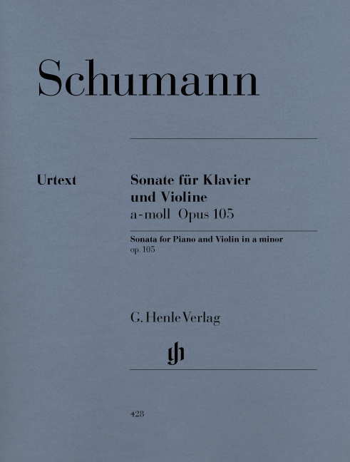 Robert Schumann: Sonata For Violin And Piano In A Minor Op. 105: Violin: