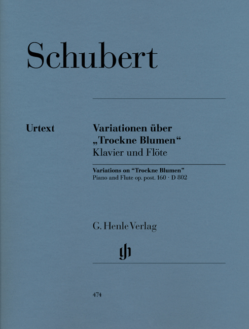 Franz Schubert: Variations On 'Trockne Blumen' D.802: Flute: Instrumental Work
