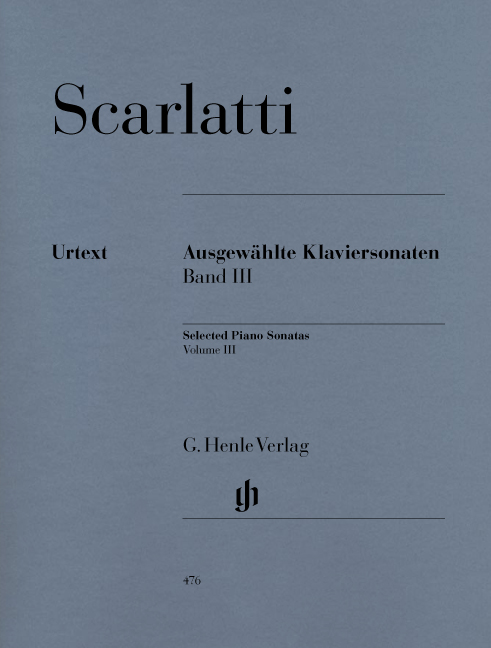 Domenico Scarlatti: Selected Piano Sonatas - Volume III: Piano: Instrumental