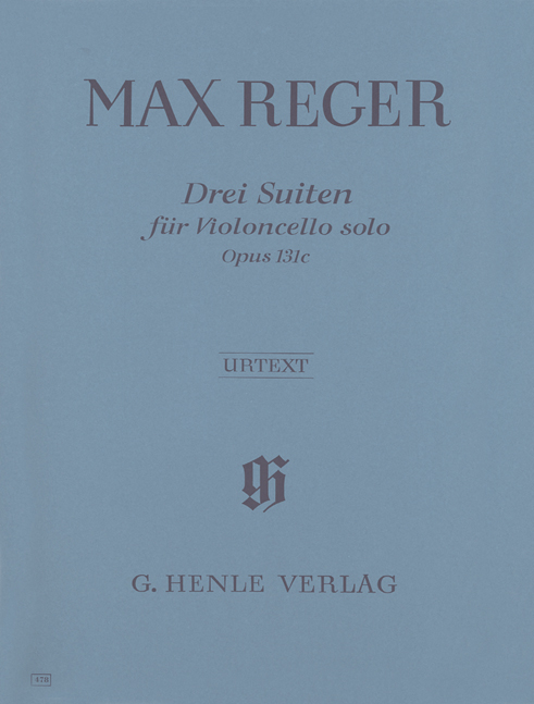 Max Reger: 3 Suiten Opus 131C: Cello: Instrumental Album