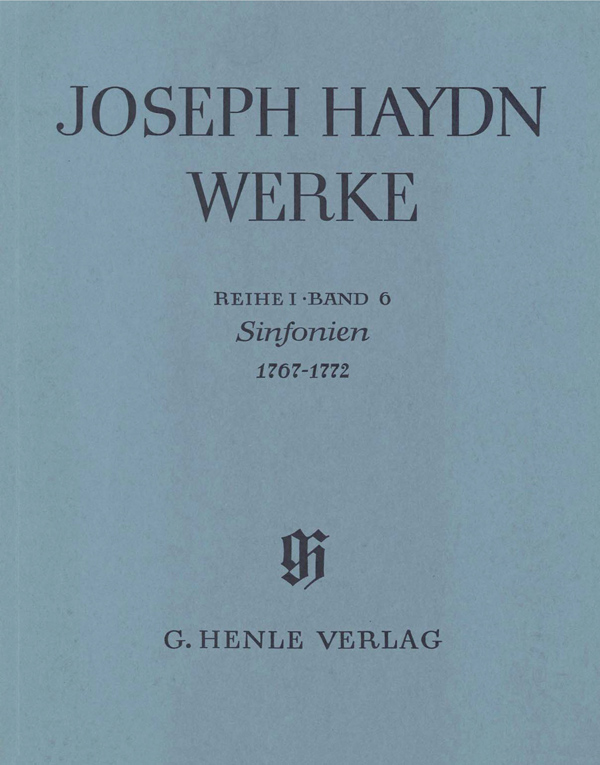Franz Joseph Haydn: Sinfonias From 1767-1772 Paperback: Orchestra: Score
