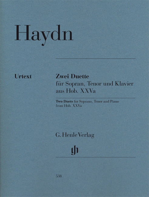 Franz Joseph Haydn: Zwei Duette - Sopran  Tenor Und Klavier: Voice: Vocal Album