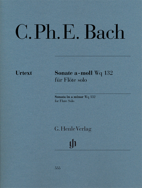 Carl Philipp Emanuel Bach: Sonate a-moll Wq 132 fr Flte solo: Flute: