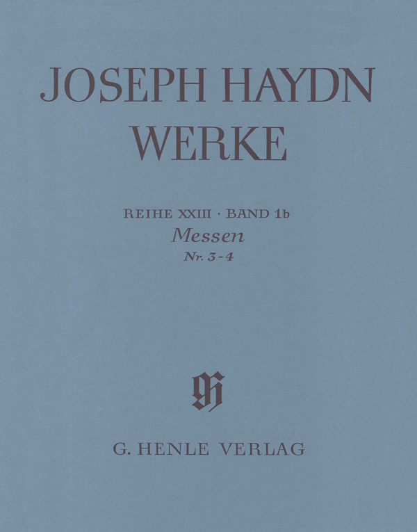 Franz Joseph Haydn: Masses No. 3 - 4: Score