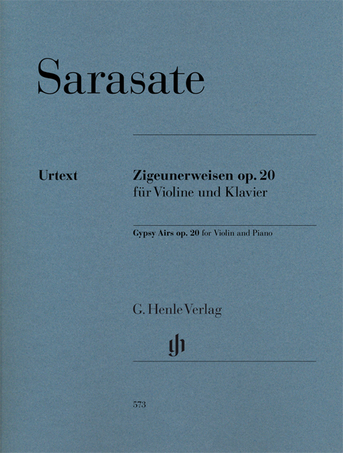 Pablo de Sarasate: Zigeunerweisen op. 20 fr Violine und Klavier: Violin: Score