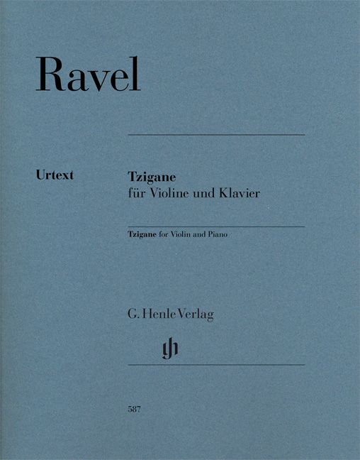 Maurice Ravel: Tzigane For Violin And Piano: Violin: Score