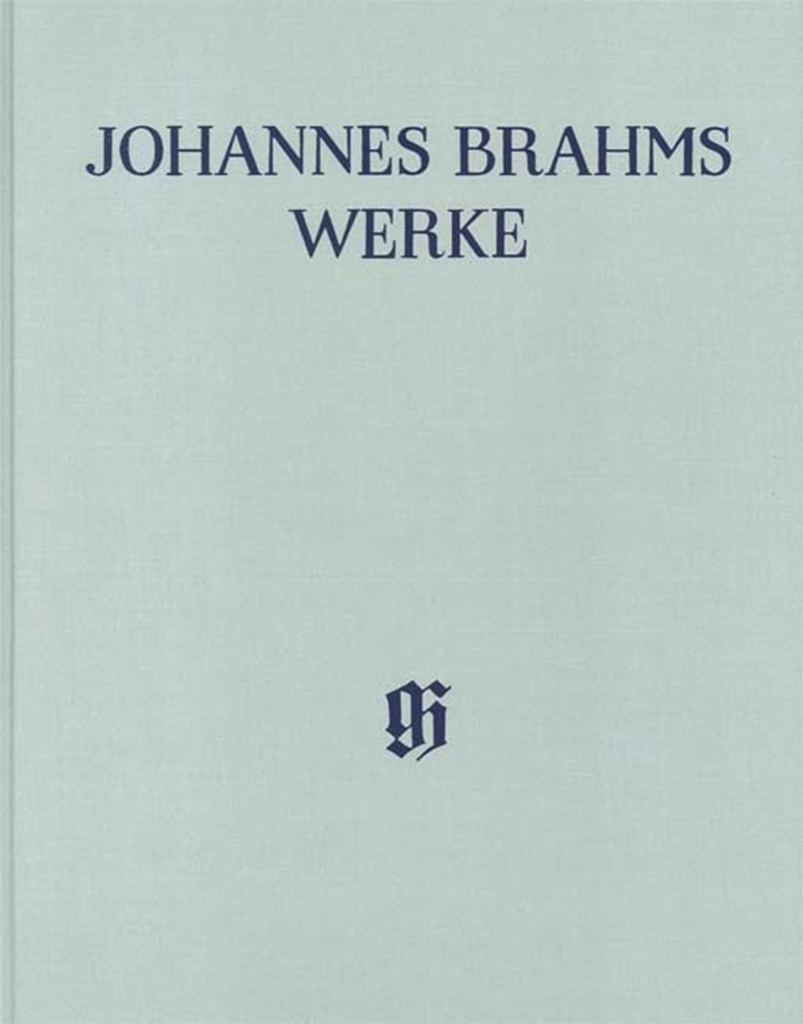 Johannes Brahms: Works For Choir and Quartets: Mixed Choir and Accomp.: Score