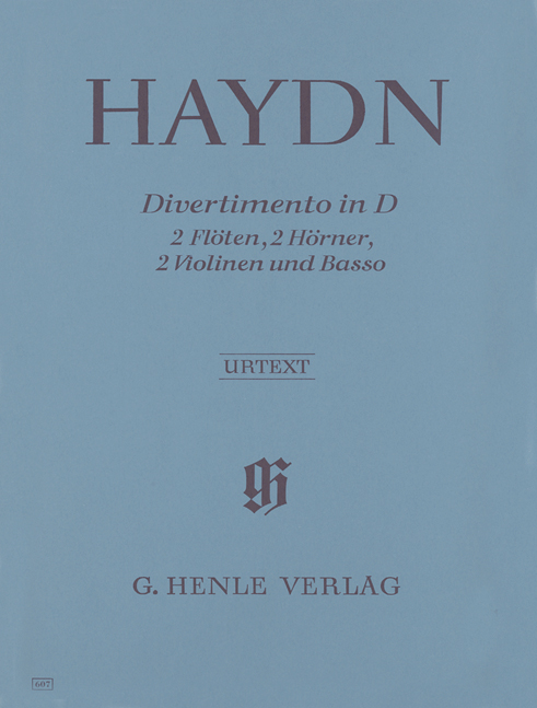Franz Joseph Haydn: Divertimento In D Hob.II: Chamber Ensemble: Score and Parts
