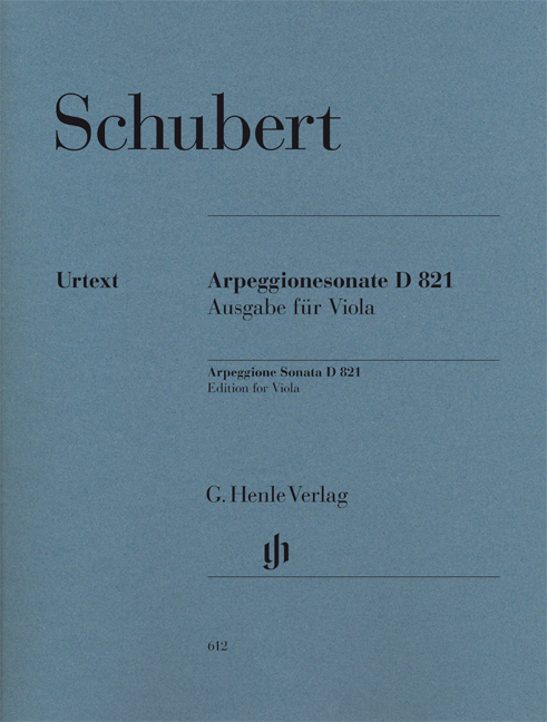 Franz Schubert: Sonata For Piano And Arpeggione In A Minor D 821: Viola: