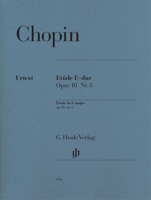 Frédéric Chopin: Etude In E Major  Op. 10  No. 3: Piano: Instrumental Work