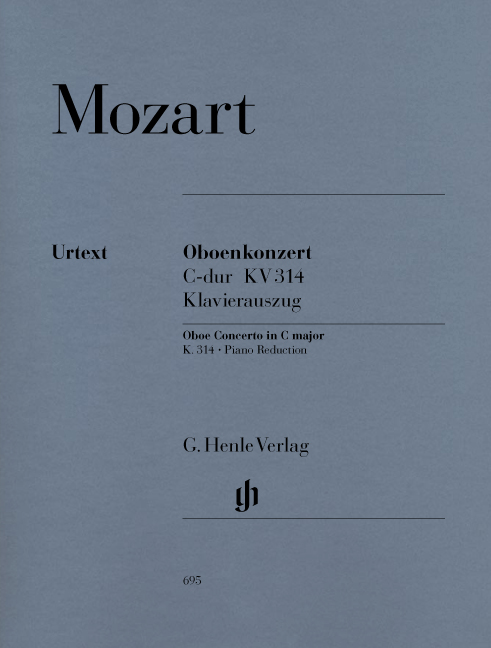 Wolfgang Amadeus Mozart: Concerto For Oboe And Orchestra C K.314: Oboe: