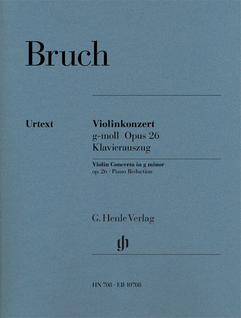 Max Bruch: Concert g-moll Opus 26: Violin: Instrumental Work