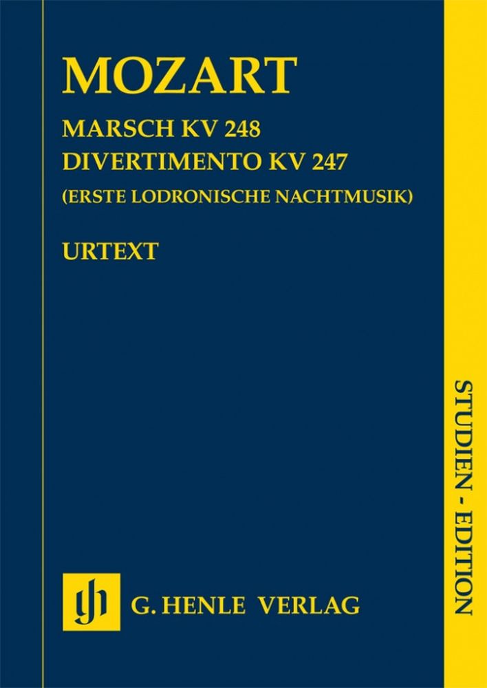 Wolfgang Amadeus Mozart: March K. 248  Divertimento K. 247: Ensemble: Study