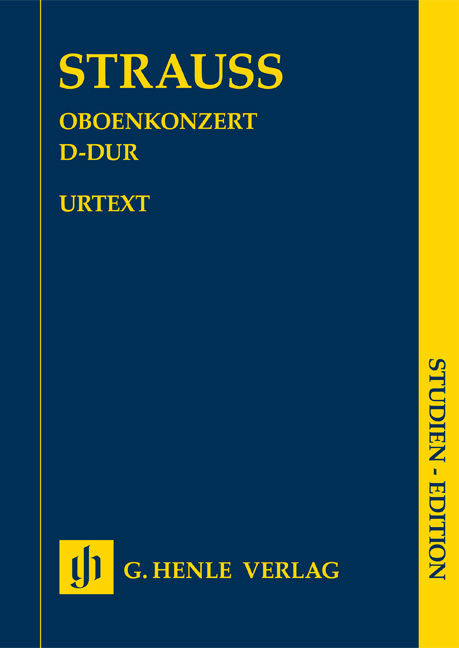Richard Strauss: Oboenkonzert D-dur: Orchestra: Study Score
