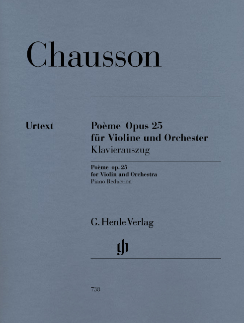Ernest Chausson: Pome For Violin And Orchestra Op. 25: Violin: Instrumental
