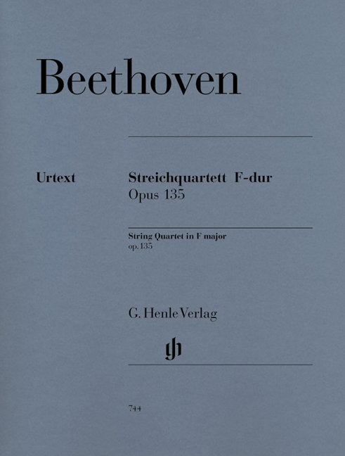 Ludwig van Beethoven: String Quartet F Op.135: String Quartet: Parts
