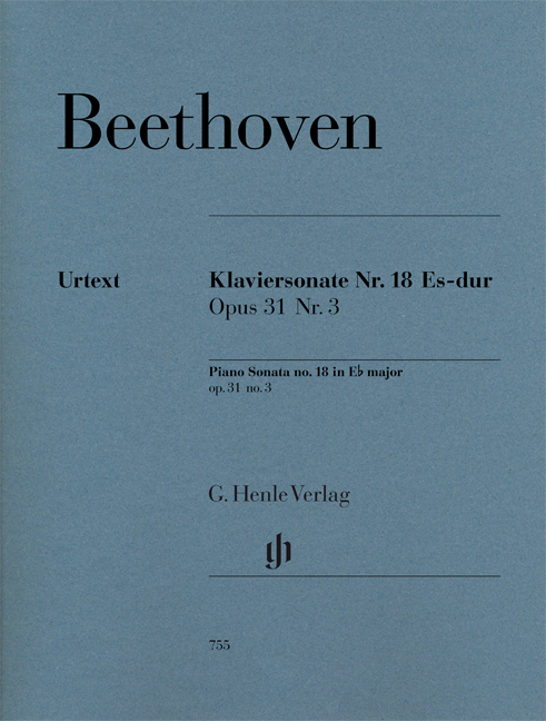 Ludwig van Beethoven: Piano Sonata In E Flat Op.31 No.3: Piano: Instrumental