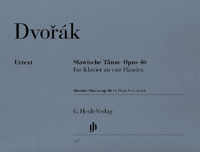 Antonín Dvo?ák: Slavonic Dances Op. 46 For Piano Four-hands: Piano Duet:
