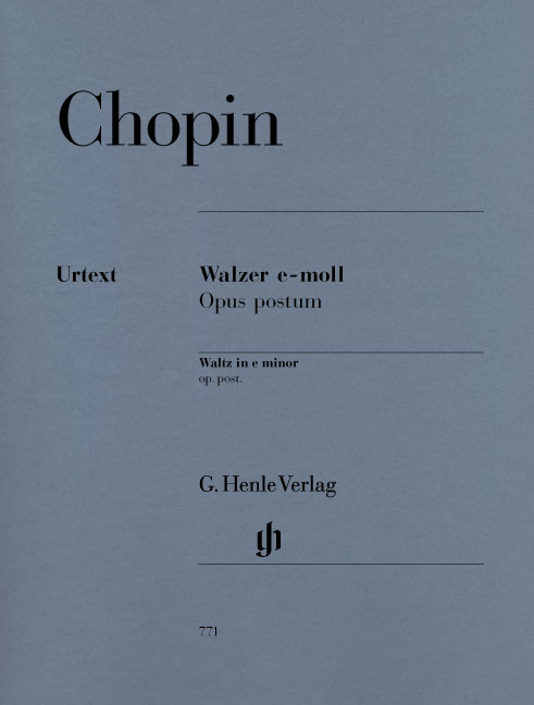 Frdric Chopin: Walzer E-Moll Opus Postum: Piano: Instrumental Work