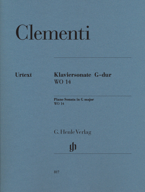 Muzio Clementi: Klaviersonate G-dur WO 14: Piano: Instrumental Work