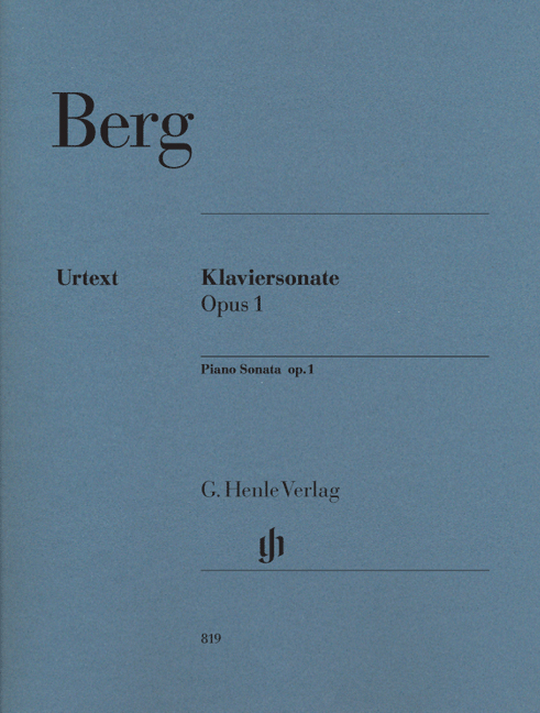 A. Berg: Klaviersonate Opus 1: Piano: Instrumental Work