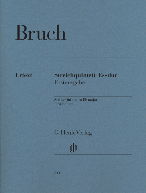 Max Bruch: Streichquintett Es Dur: String Quintet: Parts