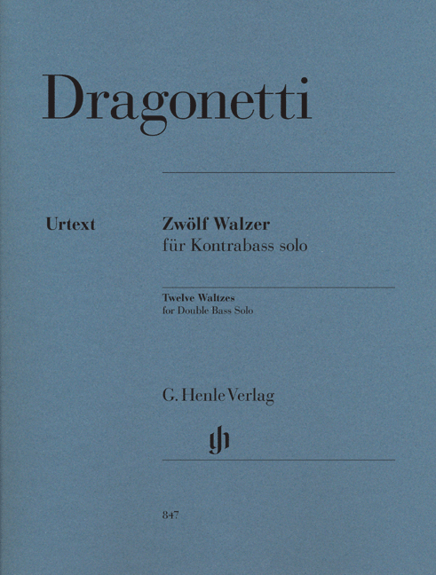 D. Dragonetti: Zwolf Walzer Kontrabass Solo: Double Bass: Instrumental Work