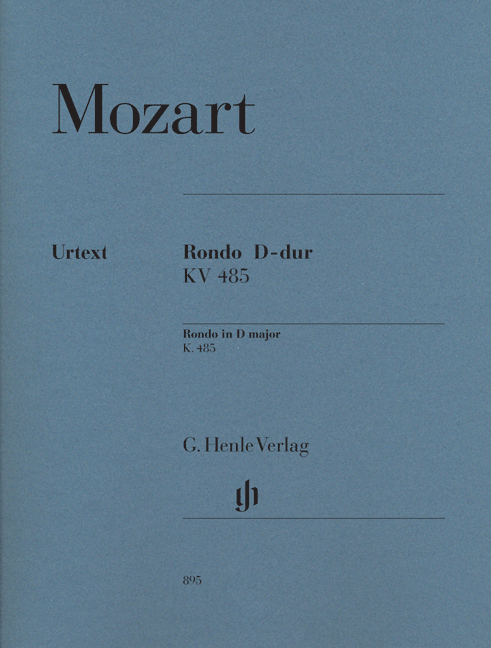 Wolfgang Amadeus Mozart: Rondo In D K.485: Piano: Instrumental Work