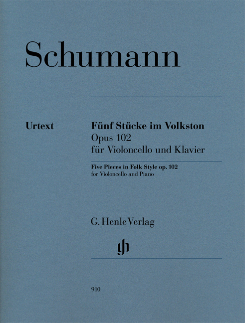 Robert Schumann: Five Pieces In Folk Style Op.102 - Cello Version: Cello: