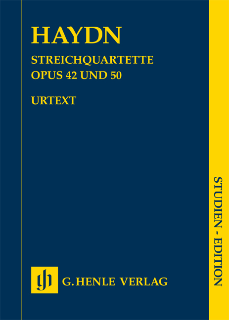 Franz Joseph Haydn: Streichquartette Op.42/50: String Quartet: Study Score