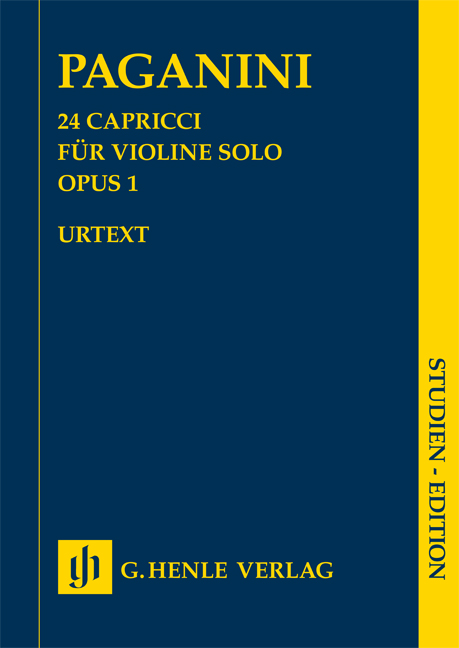 Niccol Paganini: 24 Capricci fr Violine solo Opus 1: Violin: Study Score