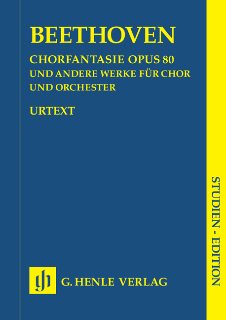 Ludwig van Beethoven: Chorus Fantasy In C Minor Op. 80: Mixed Choir: Study Score