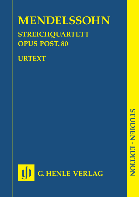 Felix Mendelssohn Bartholdy: String Quartet Op.Post.80: String Quartet: Study
