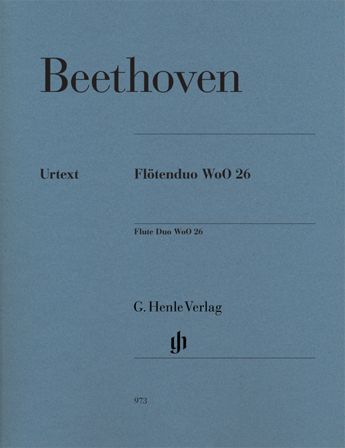 Ludwig van Beethoven: Flute Duo WoO 26 - Henle Urtext: Flute Duet: Instrumental