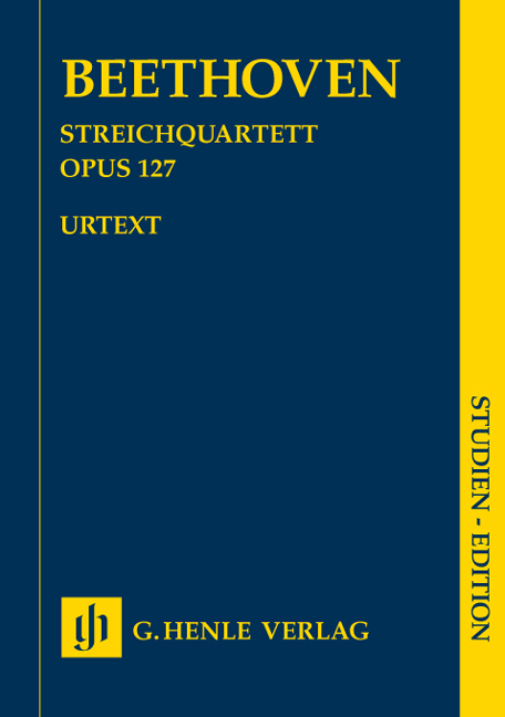 Ludwig van Beethoven: String Quartet E flat major op. 127: String Quartet: Study