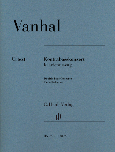 Johann Baptist Vanhal: Kontrabasskonzert Es-dur: Double Bass: Score
