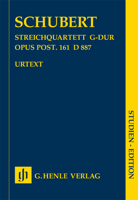 Franz Schubert: String Quartet In G Major Op. post. 161 D 887: String Quartet: