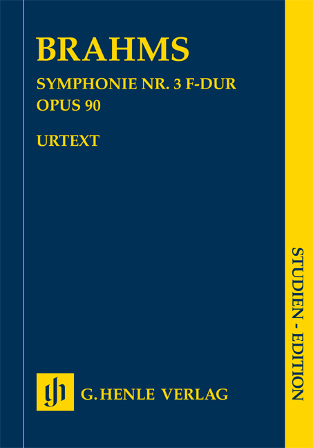 Johannes Brahms: Symphonie Nr.3 F-Dur Op.90: Orchestra: Study Score