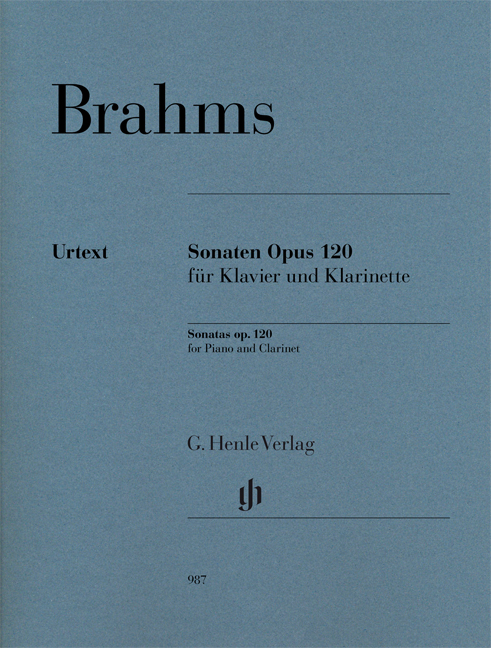Johannes Brahms: Clarinet Sonatas Op. 120 (Clarinet in B Flat): Clarinet: