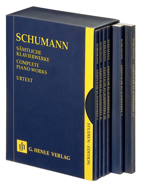 Robert Schumann: Sämtliche Klavierwerke - 6 Bände im Schuber: Piano: Study Score
