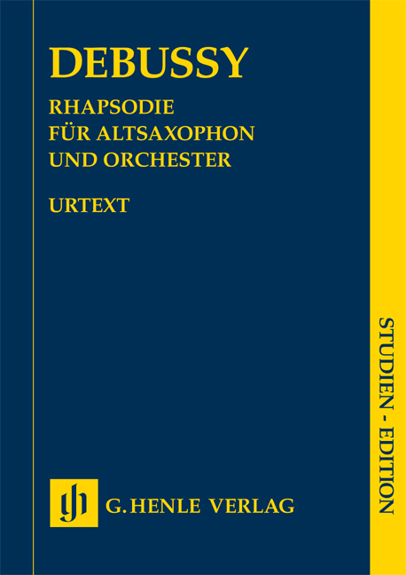 Claude Debussy: Rhapsody For Alto Saxophone And Orchestra: Alto Saxophone: Study