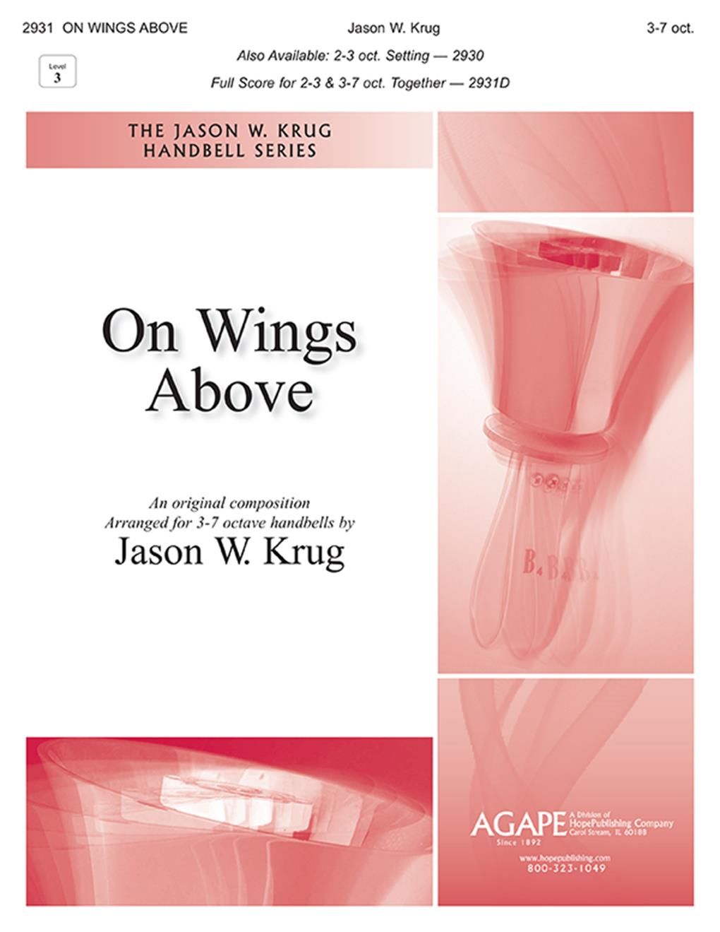 On Wings Above: Handbells: Score