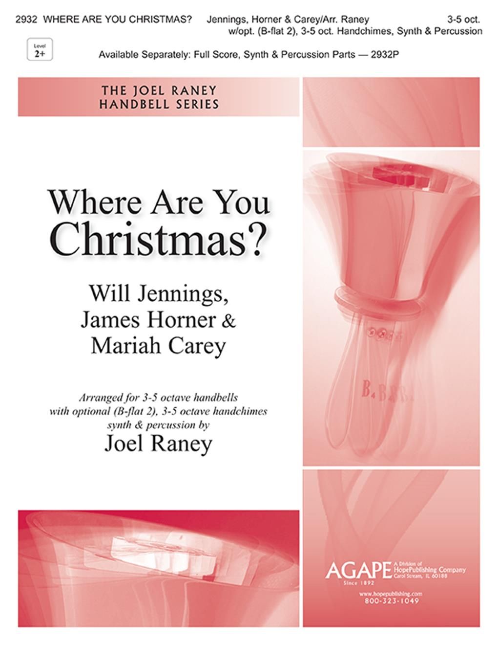 Will Jennings James Horner: Where Are You Christmas?: Handbells: Score