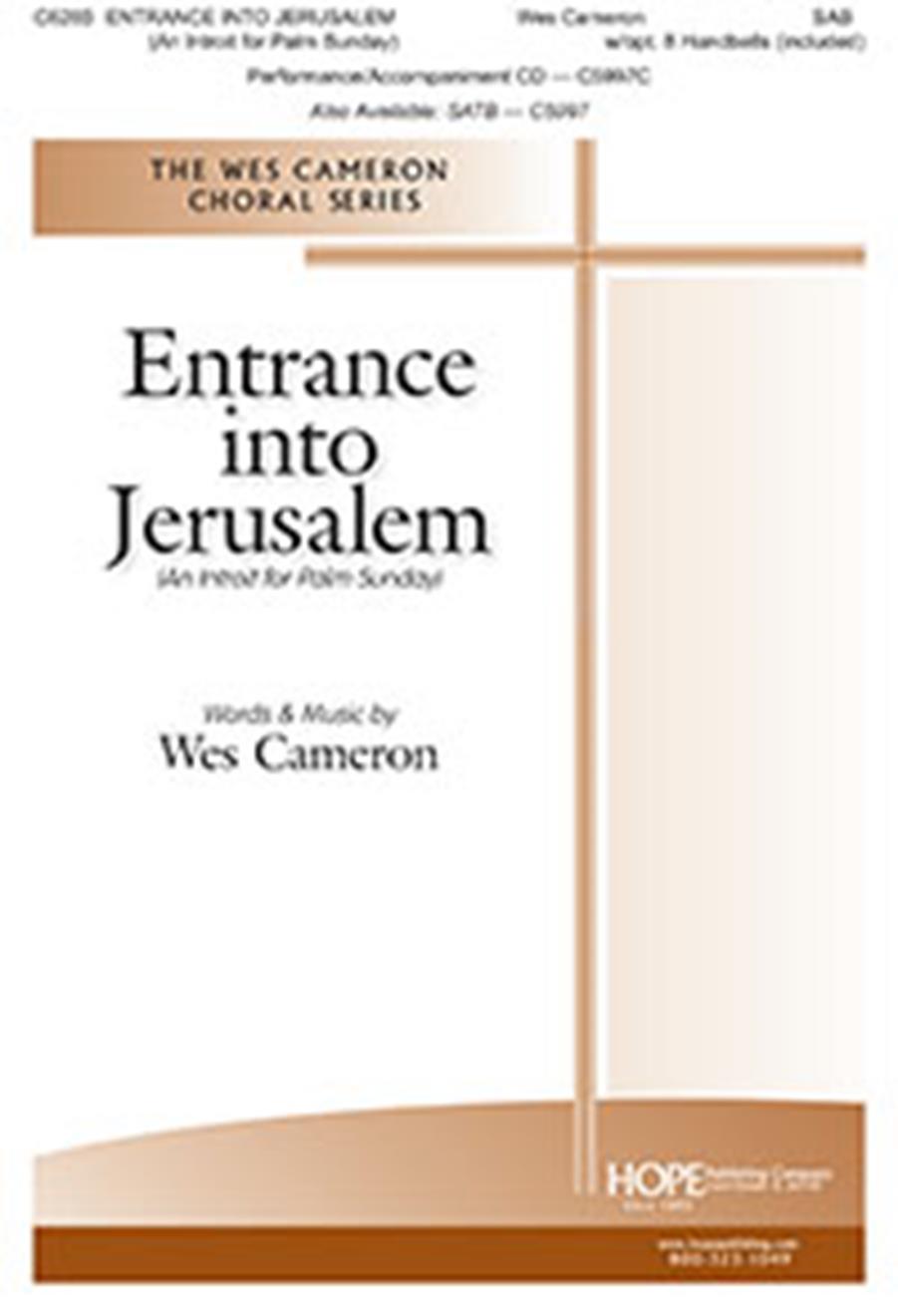 Wes Cameron: Entrance into Jerusalem: SAB: Vocal Score