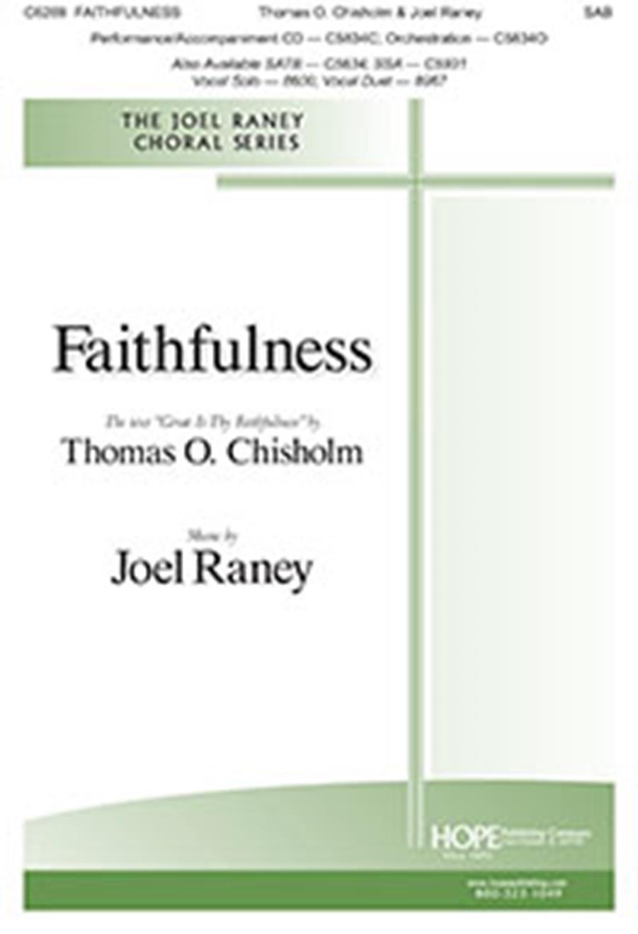 Joel Raney: Faithfulness: SAB: Vocal Score