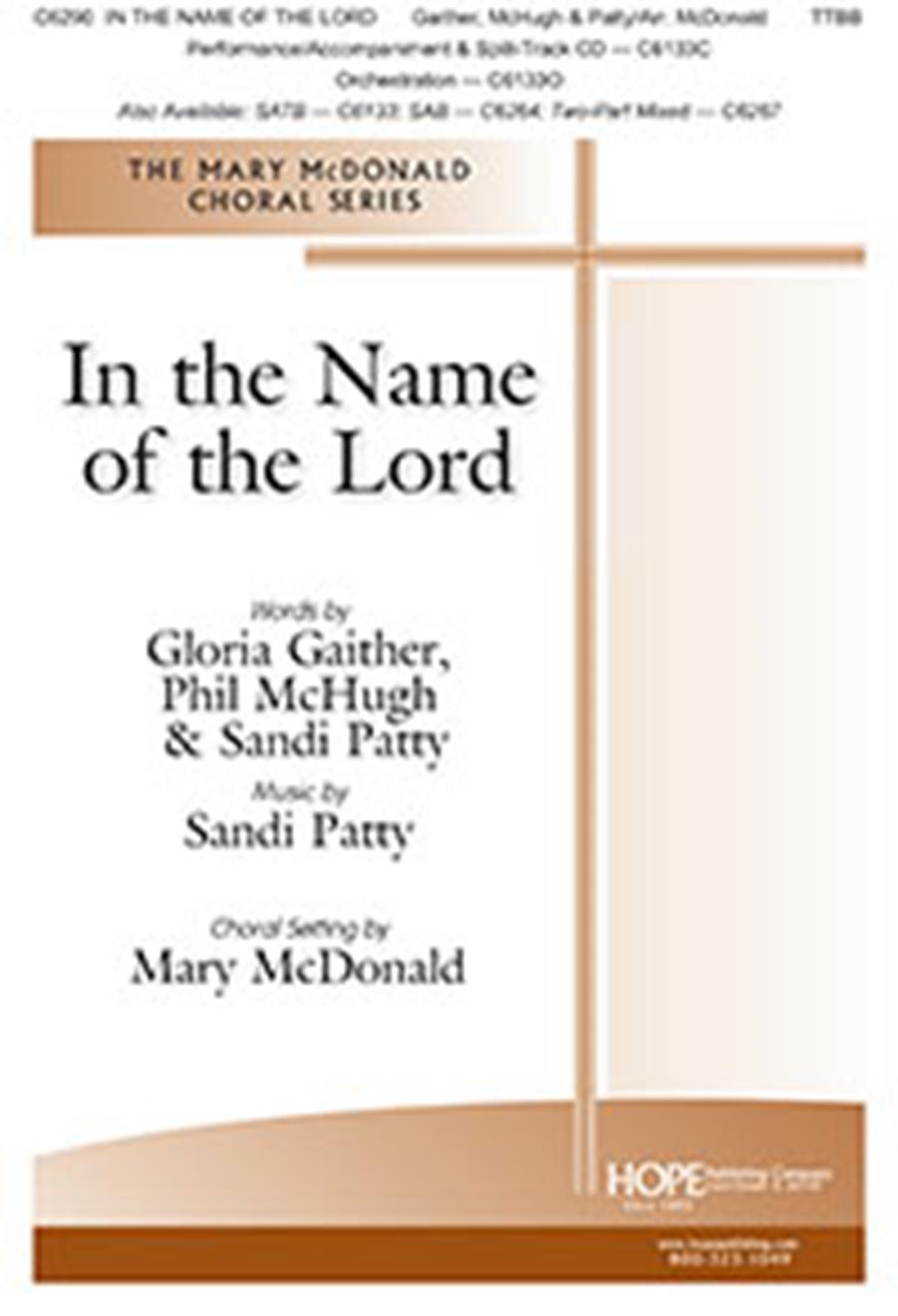 In the Name of the Lord: TTBB: Vocal Score