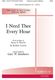 I Need Thee Every Hour: SATB: Vocal Score