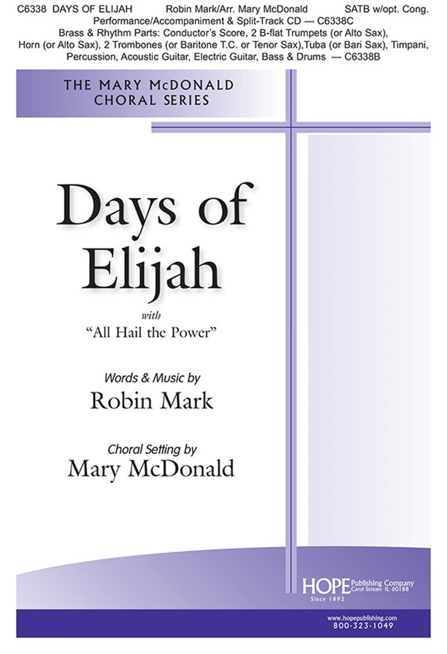 Robin Mark: Days of Elijah: SATB: Vocal Score